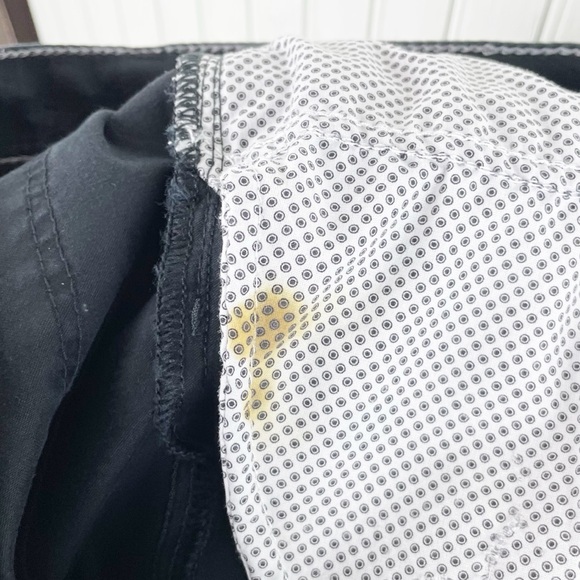 Brax Cooper Fancy Regular Fit Straight Leg Pants Solid Black Men's Size 34 - Picture 10 of 10